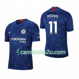 Camisolas de Futebol Chelsea Pedro 11 Equipamento Principal 2019/20 Manga Curta